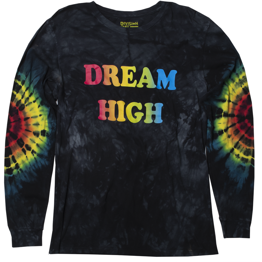 Dream High tie dye long sleeve tee