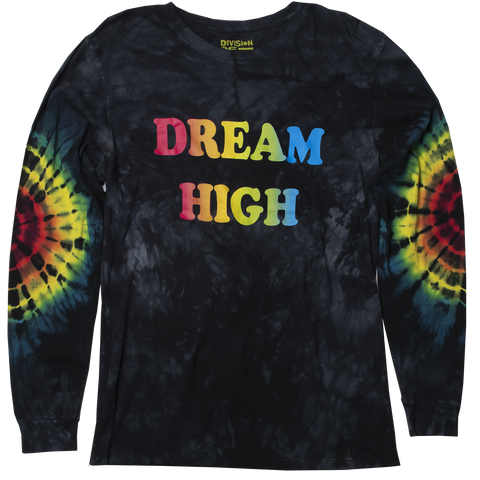 Dream High tie dye long sleeve tee