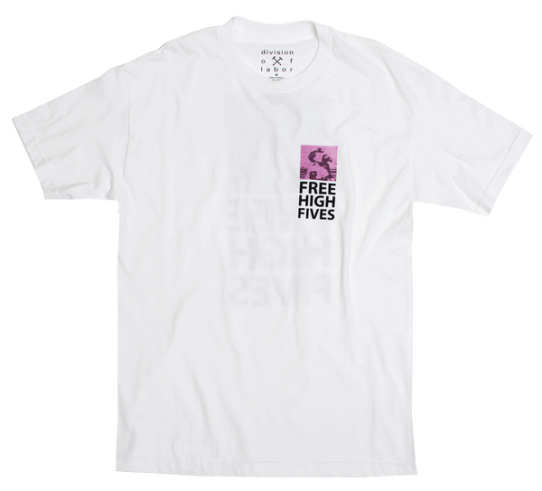 DOL Free High Fives front Mens Tee