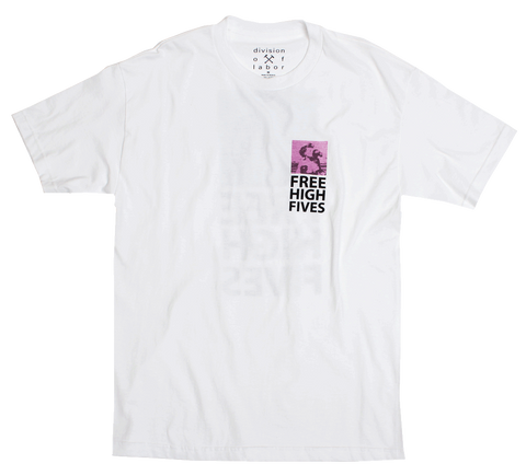 DOL Free High Fives front Mens Tee