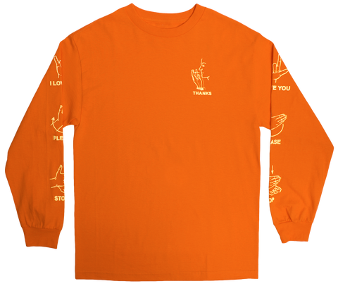 Sign Language Long Sleeve Tee